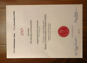 Universitetet i Oslo diploma