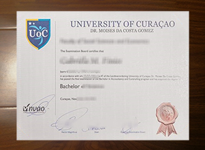 University of Curacao diploma