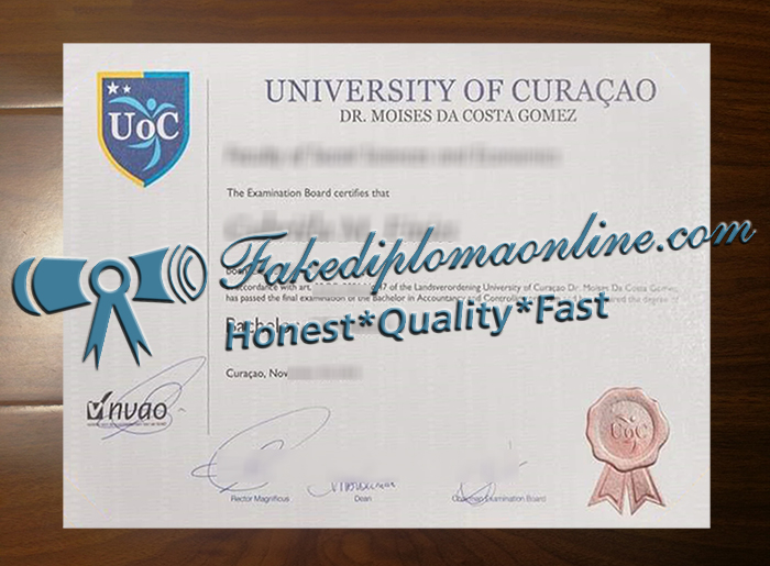 University of Curacao diploma