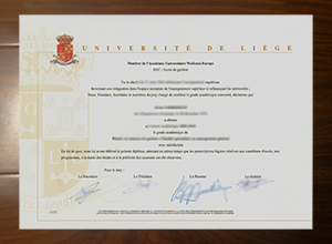 University of Liège diploma