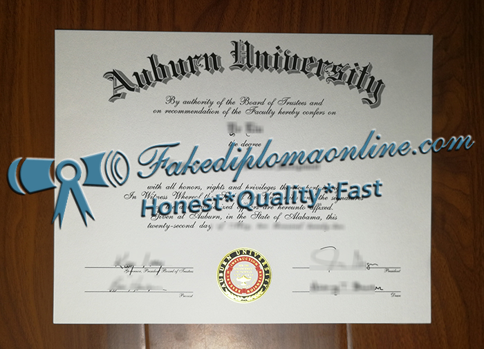 Auburn University diploma