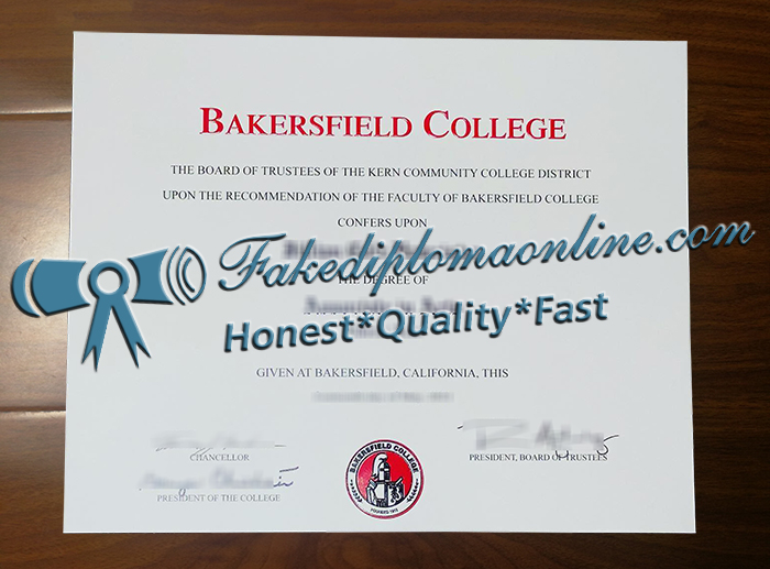 Bakersfield College degree