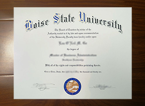 Boise State University diploma