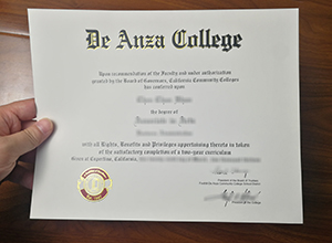 De Anza College diploma