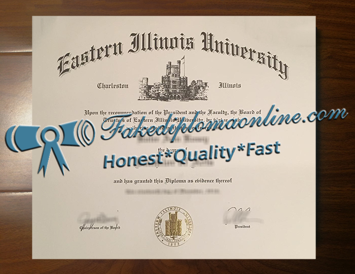 Eastern Illinois University diploma