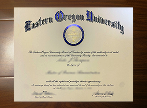 Eastern Oregon State College diploma