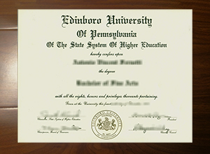 Edinboro University of Pennsylvania diploma