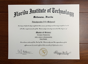 Florida Institute of Technology diploma