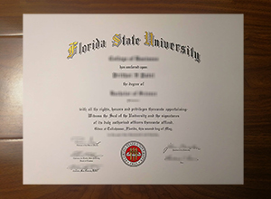 Florida State University diploma