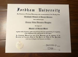 Fordham University degree