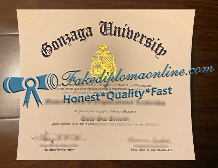 Gonzaga University diploma