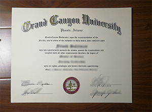 Grand Canyon University diploma