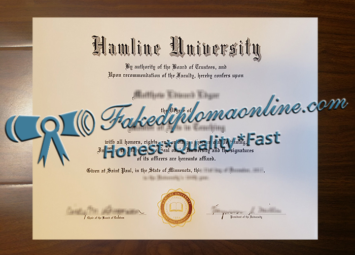Hamline University degree