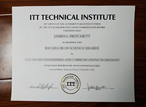 ITT Technical Institute diploma