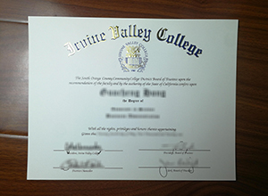 Irvine Valley College diploma