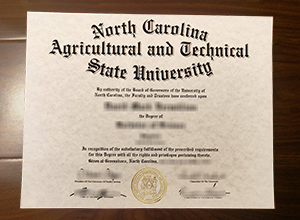 North Carolina A&T State University diploma