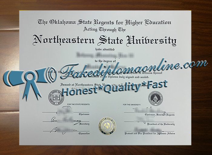 Northeastern State University diploma