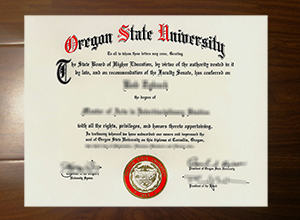 Oregon State University diploma