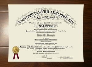 Philadelphia University diploma