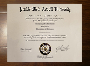 Prairie View A&M University diploma