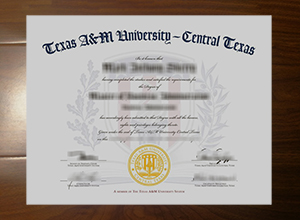 Texas A&M University Central Texas diploma