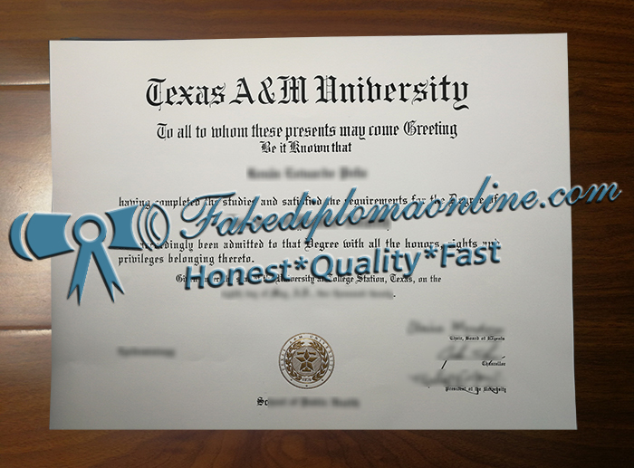 Texas A&M University degree