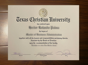 Texas Christian University degree