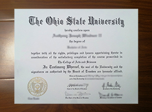 Ohio State University degree