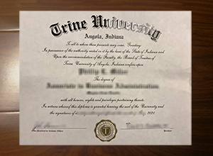 Trine University diploma