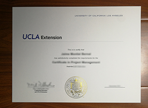 UCLA Extension certificate