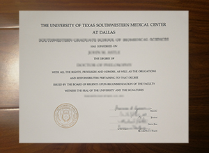 UT Southwestern diploma