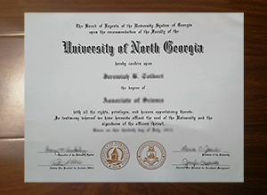 University of North Georgia diploma