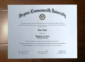 Virginia Commonwealth University diploma