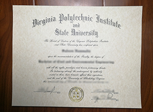 Virginia Tech diploma