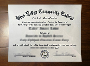 Blue Ridge Community College degree