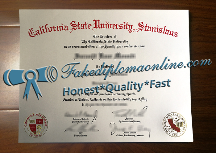 California State University Stanislaus degree