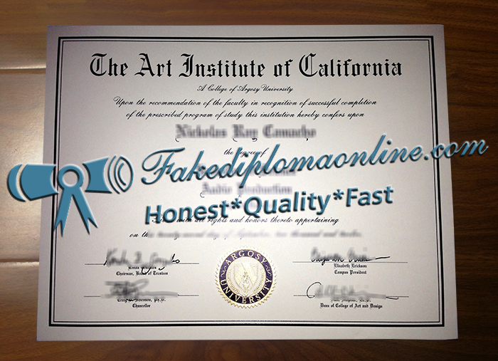 California Institute of the Arts diploma