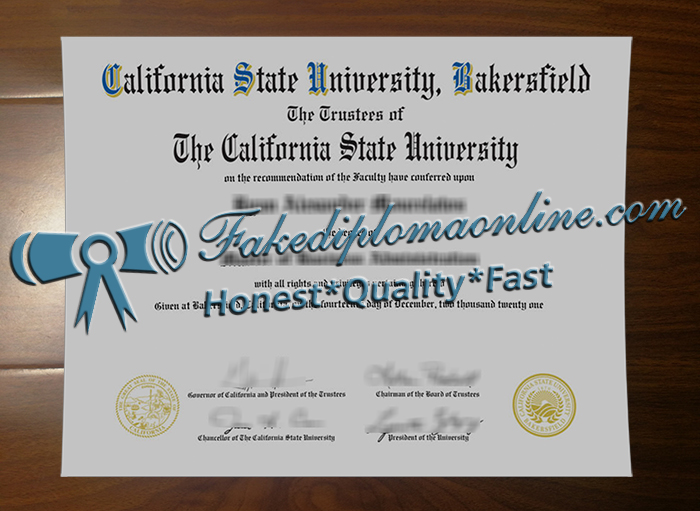 CSU Bakersfield diploma