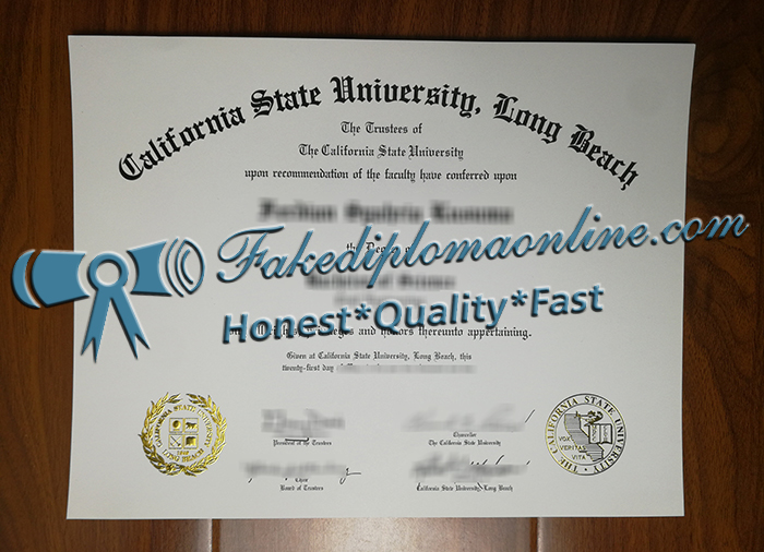 CSU Long Beach diploma