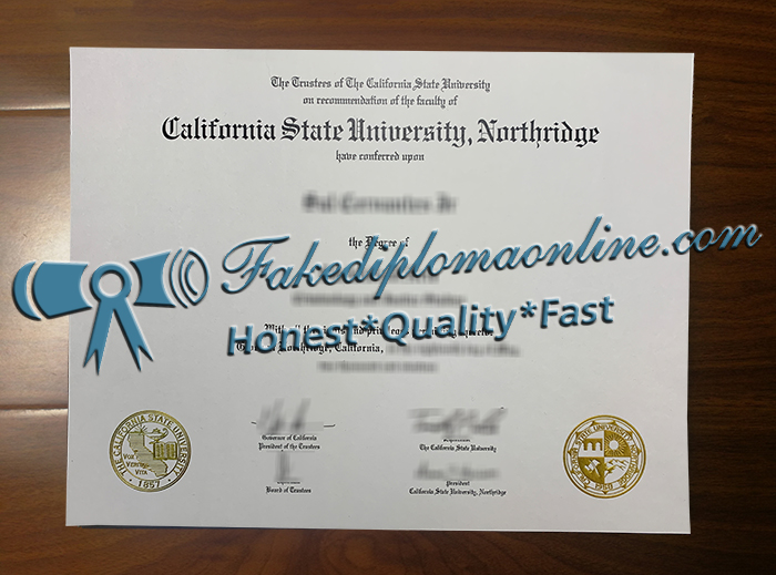 California State University Northridge diploma