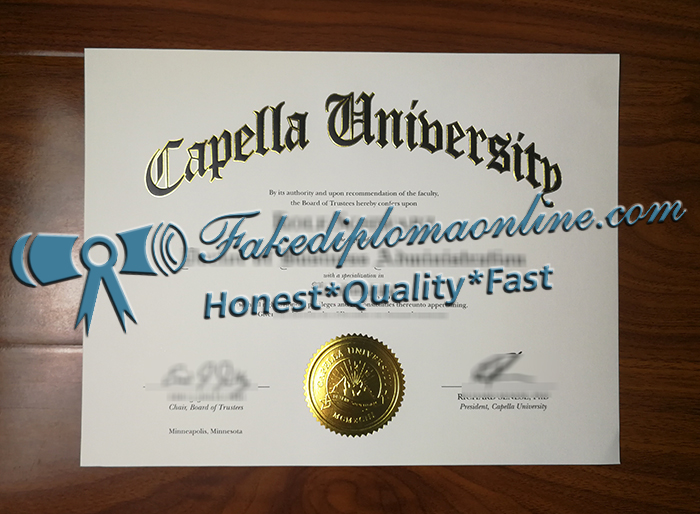 Capella University diploma