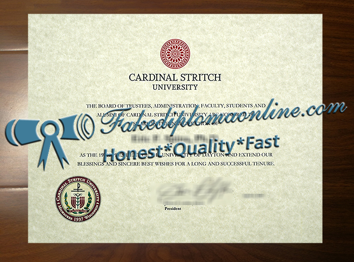 Cardinal Stritch University diploma