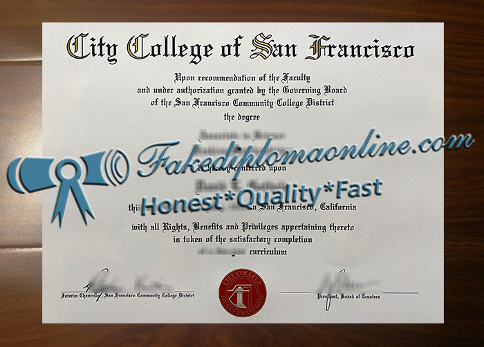 City College of San Francisco degree