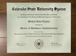 Colorado State University System degree