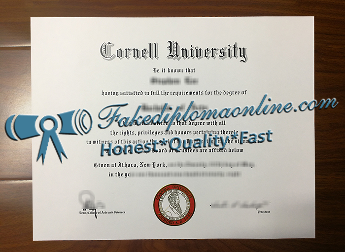 Cornell University diploma