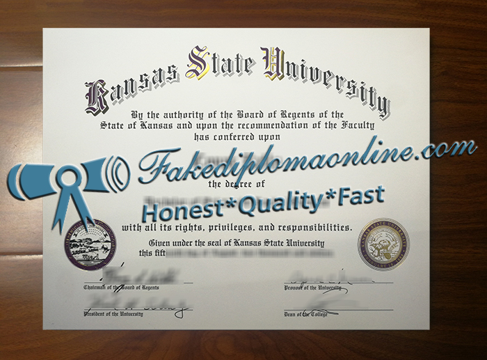 Kansas State University diploma