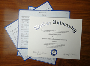 Kaplan University diploma and transcript