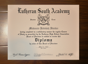 Lutheran South Academy diploma