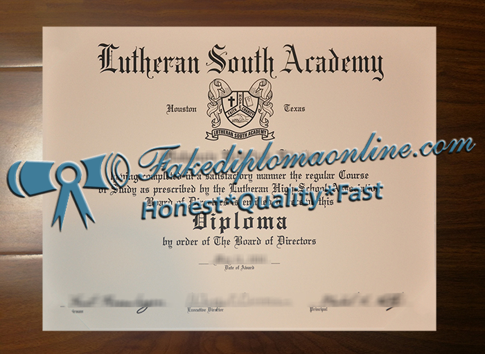 vLutheran South Academy diploma