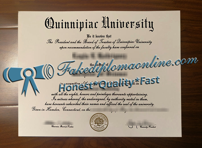 Quinnipiac University diploma